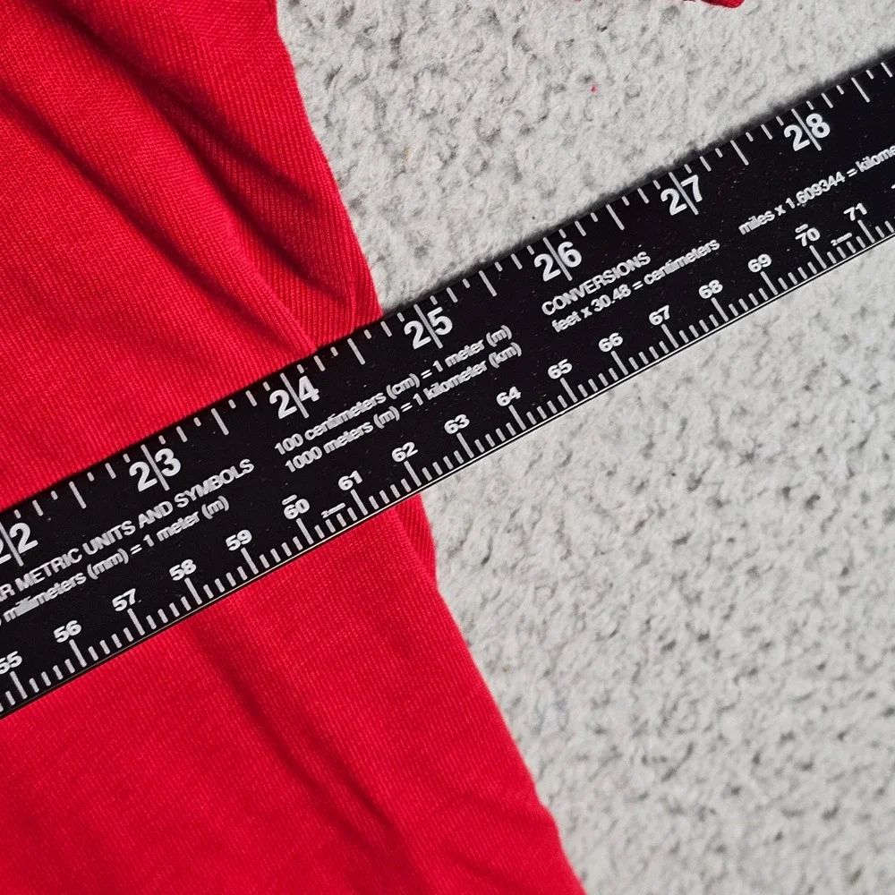 Jordan T-Shirt Mens XL Red HJ2326-687 AJ1 Sneaker Patch Short Sleeve Crew Neck
